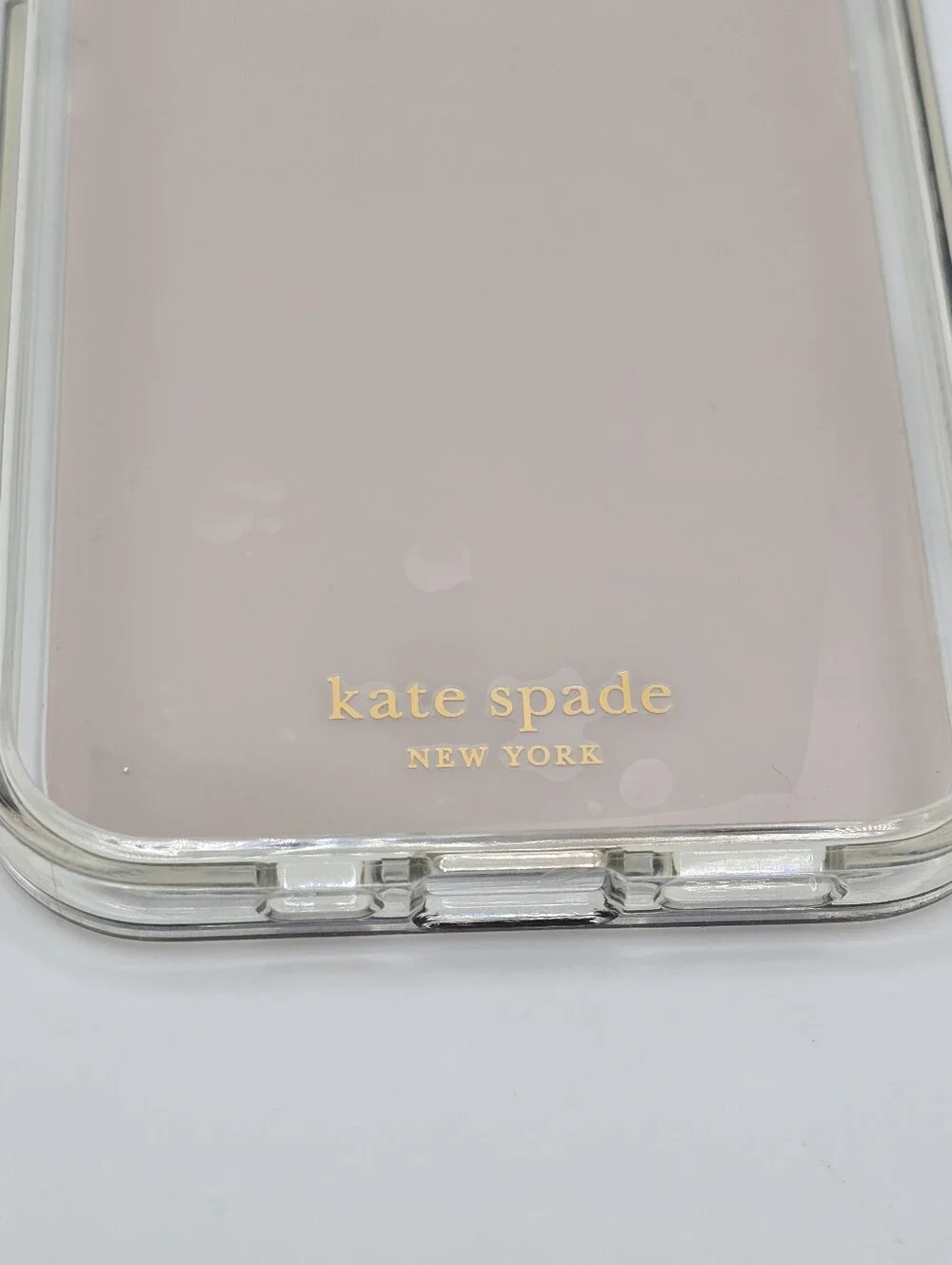 NWOT Kate Spade I'm All Ears Black Saffiano Leather Pro Max Case